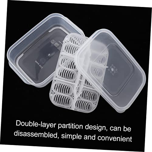 BESPORTBLE Egg Incubation Box for Reptiles Snake Gecko Incubator Trays 12 Egg Slots View Lightweight Safe for Boys and Girls