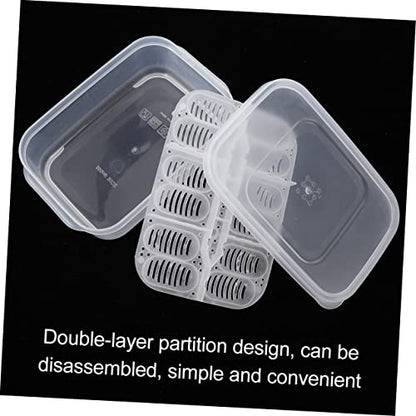 BESPORTBLE Egg Incubation Box for Reptiles Snake Gecko Incubator Trays 12 Egg Slots View Lightweight Safe for Boys and Girls