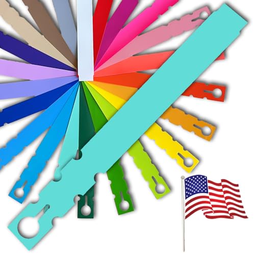 9" x 1" Mint - 250 Pcs - Plastic Plant Tags and Labels - Wrap Around Thermal Plastic - Nursery Garden Tree Labels | Made in The USA |