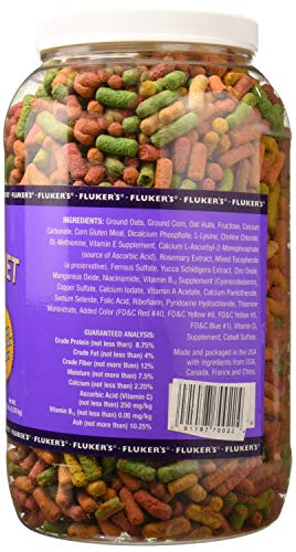 Fluker's Tortoise Diet, Large Pellet Food, Land Turtle Formula, 3.5 lbs. - size: 3.5 Pound (Pack of 1)