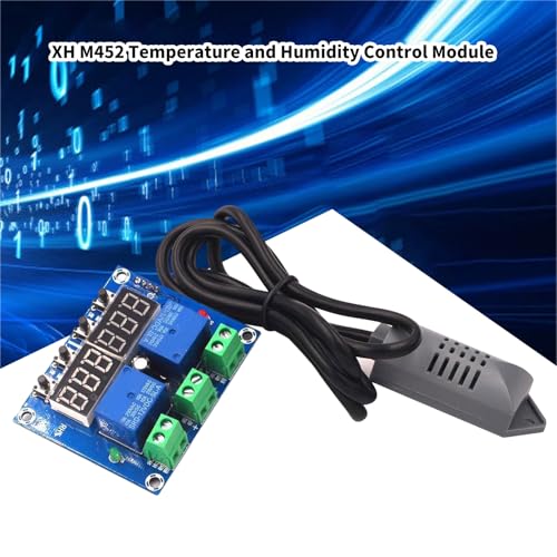 Thermostat Module Thermometers Hygrometer Control Module Board High Accuracy Digital Display Controller Relays Humidity Controller