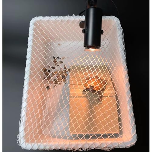 Aquarium Escape Proof Net,Terrarium Netting Cover, Nylon Material Turtle Tank Escape Net for Terrarium Breathable Pet Enclosure Lid (Small) - color: Small