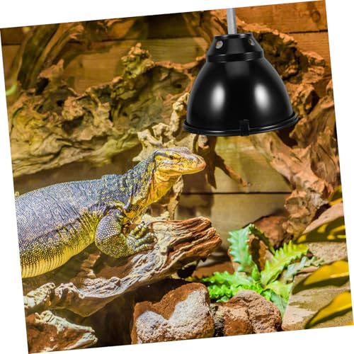 Heat Lamp Guard Anti-Scald Dome Light Cover with Mesh Cover Reptile Heat Lamp Shade for Breeding Boxes Terrarium Habitat Turtle and Lizard Safety Use 5.59 X 5.59 X 4.13 in
