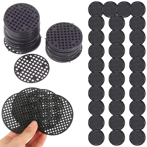 200 Pack Plant Pots Hole Mesh Pad Plastic Flower Pots Drainage Hole Cover Screen Filter for Flower Planters Boxes Ceramic Succulent Planter Terracotta Clay Pot Bonsai Outlet Training Pot