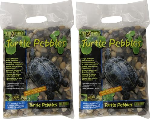 Exo Terra Turtle Pebbles, Large (Pack of 2) - size: Large (Pack of 2)