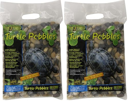 Exo Terra Turtle Pebbles, Large (Pack of 2) - size: Large (Pack of 2)