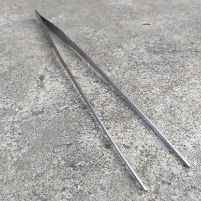 Extra Long 18.7 Inch Stainless Steel Tweezers Feeding Tongs (Longer Than Arms, Straight) for Terrarium