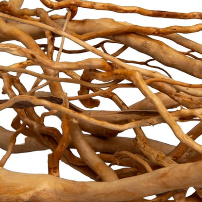emours Natural Aquarium Driftwood, [170g] (20–40 cm /8–16 in) - Unique Root/Spider Wood Branches for Aquascaping, Planted Tanks & Terrariums, Fish & Plants Decoration, Each Piece One-of-a-Kind(Mixed) - style: Mixed