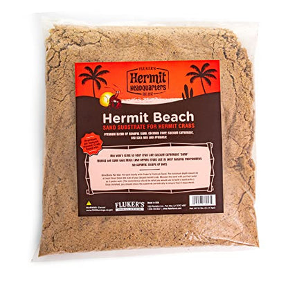 Fluker's All Natural Premium Hermit Crab Sand Substrate, Sand Mixture with Coconut Fiber, For Hermit Crab Tanks, 12 lbs. - size: 12 LBS