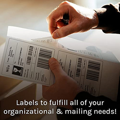 Premium Label Supply White Sticker Address Labels – 2" x 4" – Laser/Inkjet Compatible – (10 per Sheet), 1000 Sheets – 10,000 Total Adhesive Labels - size: 10000 Labels
