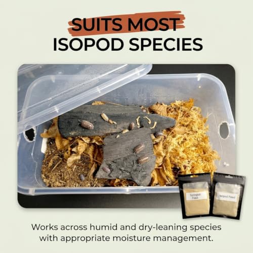 Premium Isopod Habitat Kit | Live Isopod Bundle Cleanup Crew | Live Arrival Nationwide!