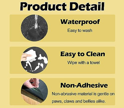 LWFCOEE Reptile Carpet Bearded Dragon Tank Accessories for 40 Gallon, 20 Gallon, 50 GallonTank, 17.5x79 Inch Non-Adhesive Reptile Mat Terrarium Liner for Leopard Gecko, Snake, Lizard and Tortoise - size: 17.5"x79"