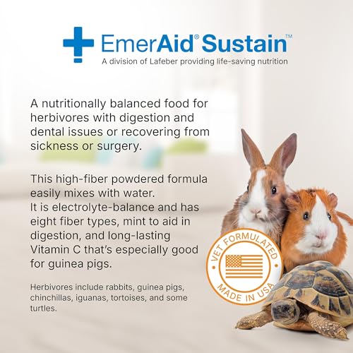 Sustain Herbivore Mint (100 g) | Nutritionally complete recovery food for herbivorous small pets and reptiles - size: 100 g