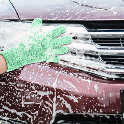 Plant Dusting Gloves, Microfiber Dusters for Cleaning Kitchen Indoor Mitt for House Use Desk Window Blind Screen Wash