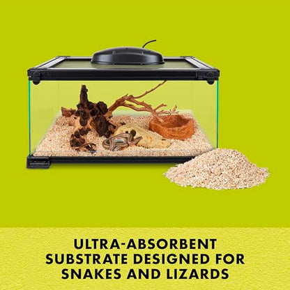 Zilla Reptile Terrarium Bedding Substrate Snake and Lizard Litter, 24 Quart