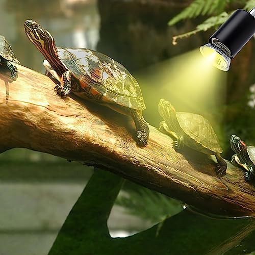 ReptileHeat Lamp The Adjustable Temperature and 360 ° Rotating Hose Crawlers Heating Lights, for Turtles, Lizards, Beard Dragons and Other Amphibious Pets - color: Yellow Lamp With Rotating Arm