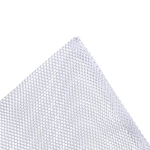 Aquarium Mesh Bags Large Filter Media Bags, 17.8" by 13.5", 4pcs | Plastic Zipper, White Net Bags, For Bio Balls & Ammonia Remover