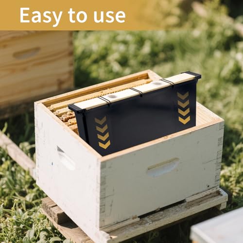 2 Pack 6.5L Bee Pro Feeder Beehive Frame Feeder Premium Beekeeping Feeder for Honey Bees,Deep Frame Water Feeder for Hive Tool Beekeeping Supplies - size: 6.5L-2Pack