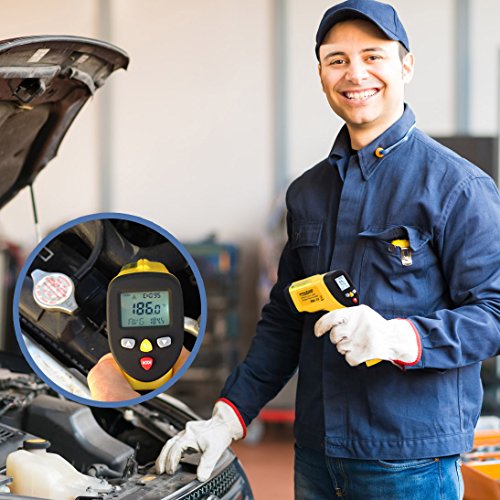 eT650D Temperature Gun by ennoLogic - Dual Laser Non-Contact Infrared Thermometer -58°F to 1202°F - NIST Option Available - Accurate Digital Surface IR Thermometer (Not for Body Temp) - style: eT650D