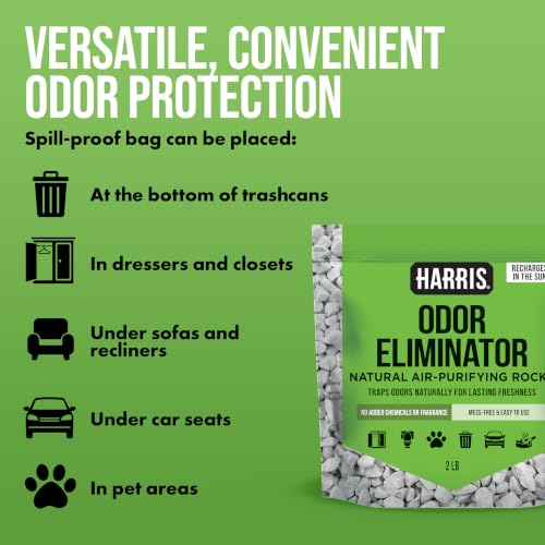 Harris Odor Eliminator Volcanic Rocks - Aborbes Odors from the Air Naturally