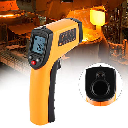 GM320 Infrared Thermometer Gun | -50 to 400℃,Precise Aiming,Distance to Spot Ratio 12:1, 5 to 14um,For Cooking,Heated Air Conditions