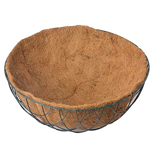 Joen 14 Inch Round Coco Fiber Replacement Liner for Hanging Basket (3 Pieces)