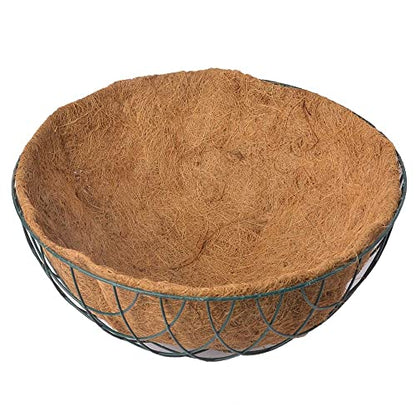 Joen 14 Inch Round Coco Fiber Replacement Liner for Hanging Basket (3 Pieces)