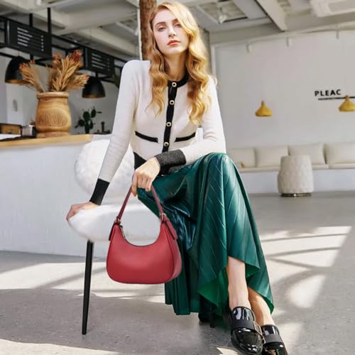 Small Tote Shoulder Bags Purses for Women Retro Classic Crossbody Bags Cute Clutch Purse and Handbag - color: 0-4-wine