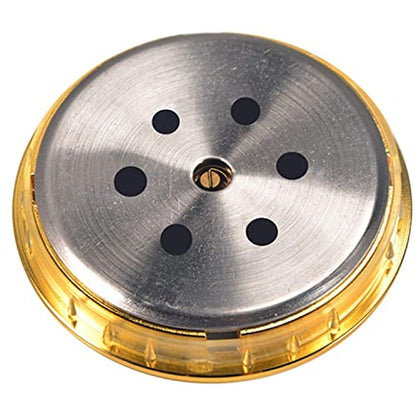 Medium Round Analog Hygrometer Humidity Gauge for Humidors - Color: Gold - color: Gold