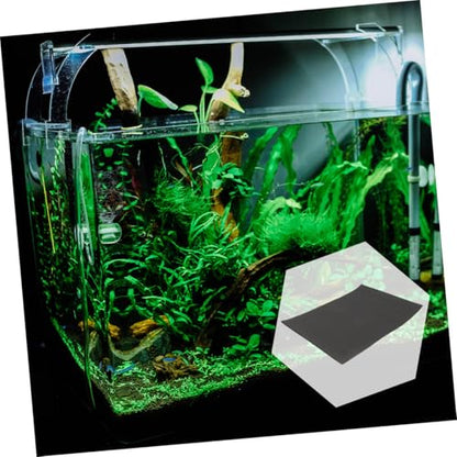 YARNOW 2pcs Thickened Fish Tank Bottom Mat Nonslip Pad for Aquarium Cushioning Mat for Reptiles and Fish Compression Resistant Easy to Use