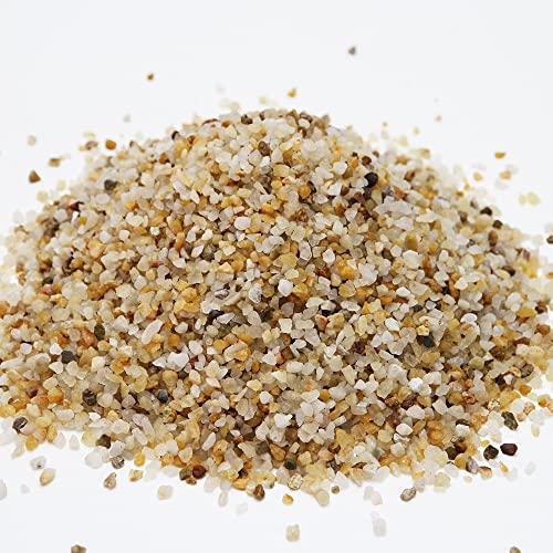 10lbs Coarse Sand Stone for Decorative Rocks, Soil Cover Bonsai, Succulent, Terrarium, Cactus, Aquarium, Garden, DIY, Natural Sand Top Dressing