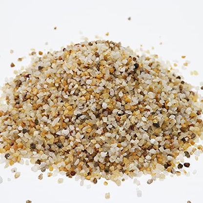 10lbs Coarse Sand Stone for Decorative Rocks, Soil Cover Bonsai, Succulent, Terrarium, Cactus, Aquarium, Garden, DIY, Natural Sand Top Dressing