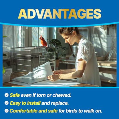 T TORTO9 Bird Cage Liner - 120 Paper Sheets, 9" x 12", 0.87 lb - Ideal for Pet Habitats, Bulk Pack for Long-Lasting Use, Newsprint Texture, Convenient Parcel Packaging - size: 9 x 12 in