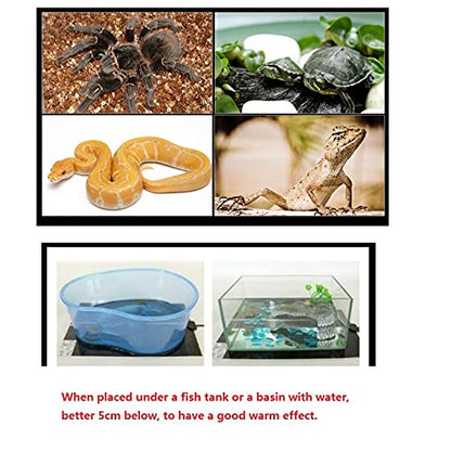 110V 220V Reptile Warm Mat Pet Heating Pad Electric Blanket for Incubator Aquarium 5W/7W/14W/20W/28W/35W/45W US Plug -20W - color: US Plug -20W