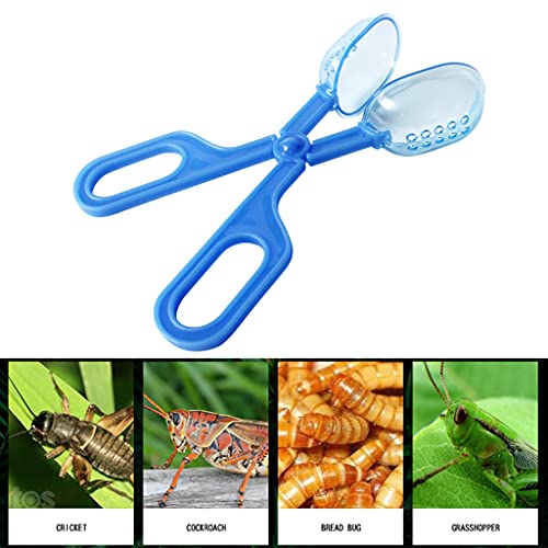 Feeding Tool Scissors Handle Feeder Tools Clamp Cricket Tongs for Aquariums Reptiles Snakes Clamp Clip