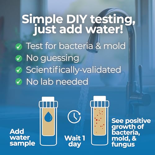 Detekt® Bacteria in Water Test Kit - Drinking, Tap & Well Water - 72 Hrs