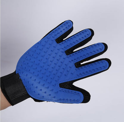 GentleGroom Pet Hair Removal Glove for Dogs & Cats, 259-Tip Deshedding Grooming Mitt, Washable, Adjustable Wrist Strap, Easy Fur Removal