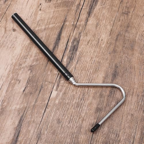 Mabor Snake Hook, 8-26 Inch Stainless Steel Extensible Retractable Grappling Hook, Pick-Up Handling Tool Pool Skimmer Basket Hooks - size: 8.07 - 25.98 inches