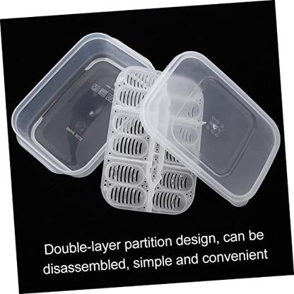 Didiseaon Reptile Hatching Incubation Box for Lizards and Snakes Dual Design for Eggs Sturdy Construction for Reptile Breeding and Scientific Research