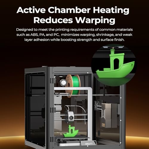 Official Creality Filament Drying Chamber Heater, Up to 70℃ Chamber Temperature Reduce Print Warping DIY for on Filament Sotrage Box, As Heater Install on 3D Printer or Use on Enclsoure Cover