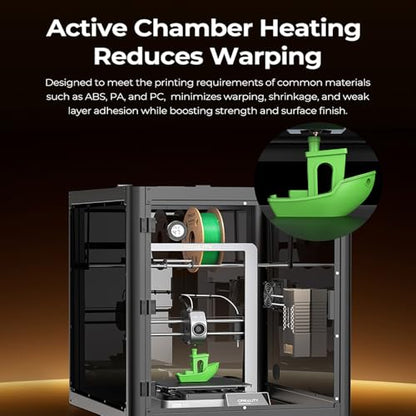 Official Creality Filament Drying Chamber Heater, Up to 70℃ Chamber Temperature Reduce Print Warping DIY for on Filament Sotrage Box, As Heater Install on 3D Printer or Use on Enclsoure Cover