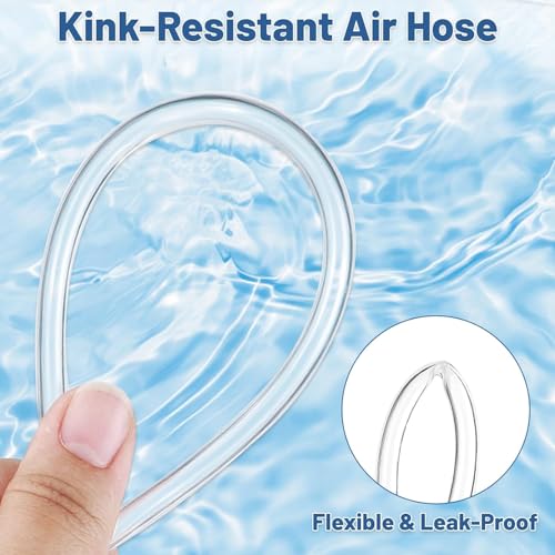 3/16" Aquariums Airline Tubing 6.5 Feet Standard Aquarium Tubing for Fish Tank Flexible Air Hose Pure Hose Aquarium Garden Terrarium Pond - size: 6.5 feet