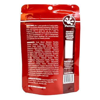 Pangea Fruit Mix with Insects Crested Gecko Complete Diet, 2 oz - size: 2 Ounce (Pack of 1)