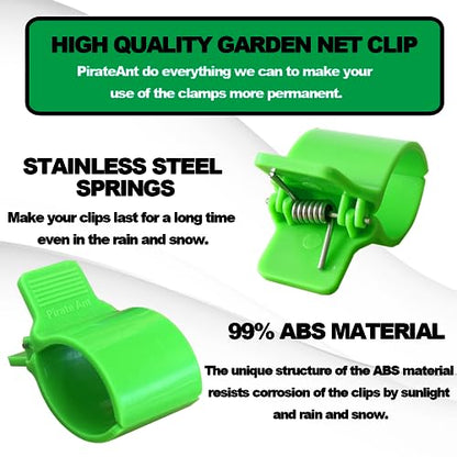 Greenhouse Clamps for3/4-1 Inch PVC Pipe, Greenhouse Hoops,Support Frame, Grow Tunnel,Plant Support Garden Stakes.For Fixing Plant Cover, Garden Plastic Sheeting, Film Row Cover, Net. - size: for 3/4-1inch PVC Pipe
