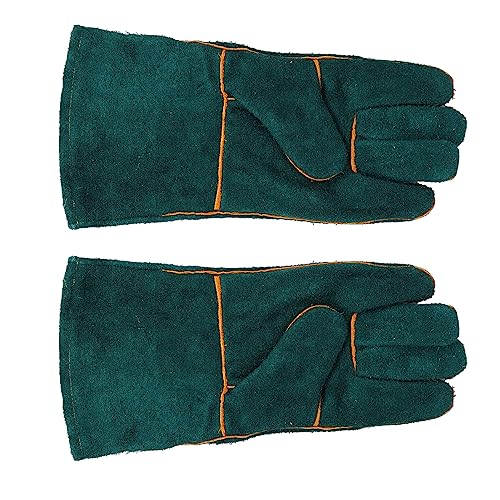 Animal Handling AntiBite Gloves for Dog Training Reptile Snake Handlers ScratchProof Bite Resistant Gloves with Reinforced Palm and Cotton Lining (S) - size: S