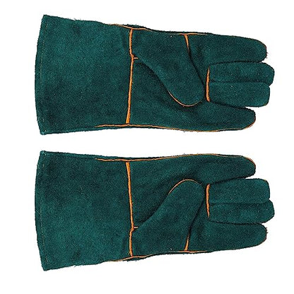Animal Handling AntiBite Gloves for Dog Training Reptile Snake Handlers ScratchProof Bite Resistant Gloves with Reinforced Palm and Cotton Lining (S) - size: S