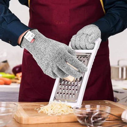 4 Pcs Small Cut Resistant Gloves Food Grade Level 5 Hand Protection,Kitchen Cut Gloves (2 Pairs (Small(palm Diameter 2.80-3.35inch)) - size: Small (Pack of 4)