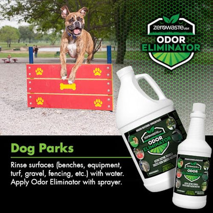 ZERO WASTE USA Odor Eliminator Ultra Concentrate - 32 Fl Oz | Commercial Strength Multi-Purpose Enzyme Cleaner - Eliminates odors from Any Organic Matter - Makes up to 8 Gallons - size: 32 Fl Oz (Pack of 1)