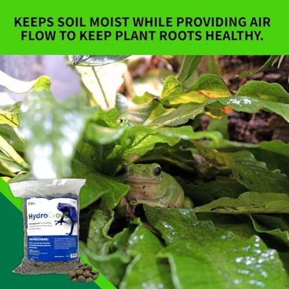 The Bio Dude HydroGrow V2 18 quarts Drainage Layer for Tropical bioactive terrariums, Reptile habitats, hydroponics, aquaculture and Soil Aeration