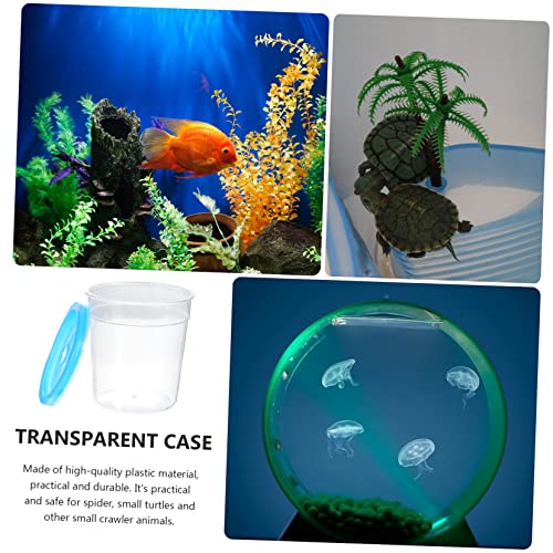 Reptile Feeding Box Plastic Escape Prevention Case | Betta Fish Use, Plastic Build, Compact Size for Breeding or Feeding, Simple Single-Piece Setup